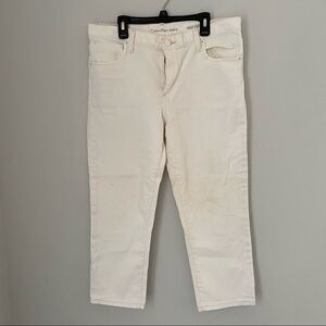 Calvin Klein Jeans Women’s Cropped Boyfriend Jeans White